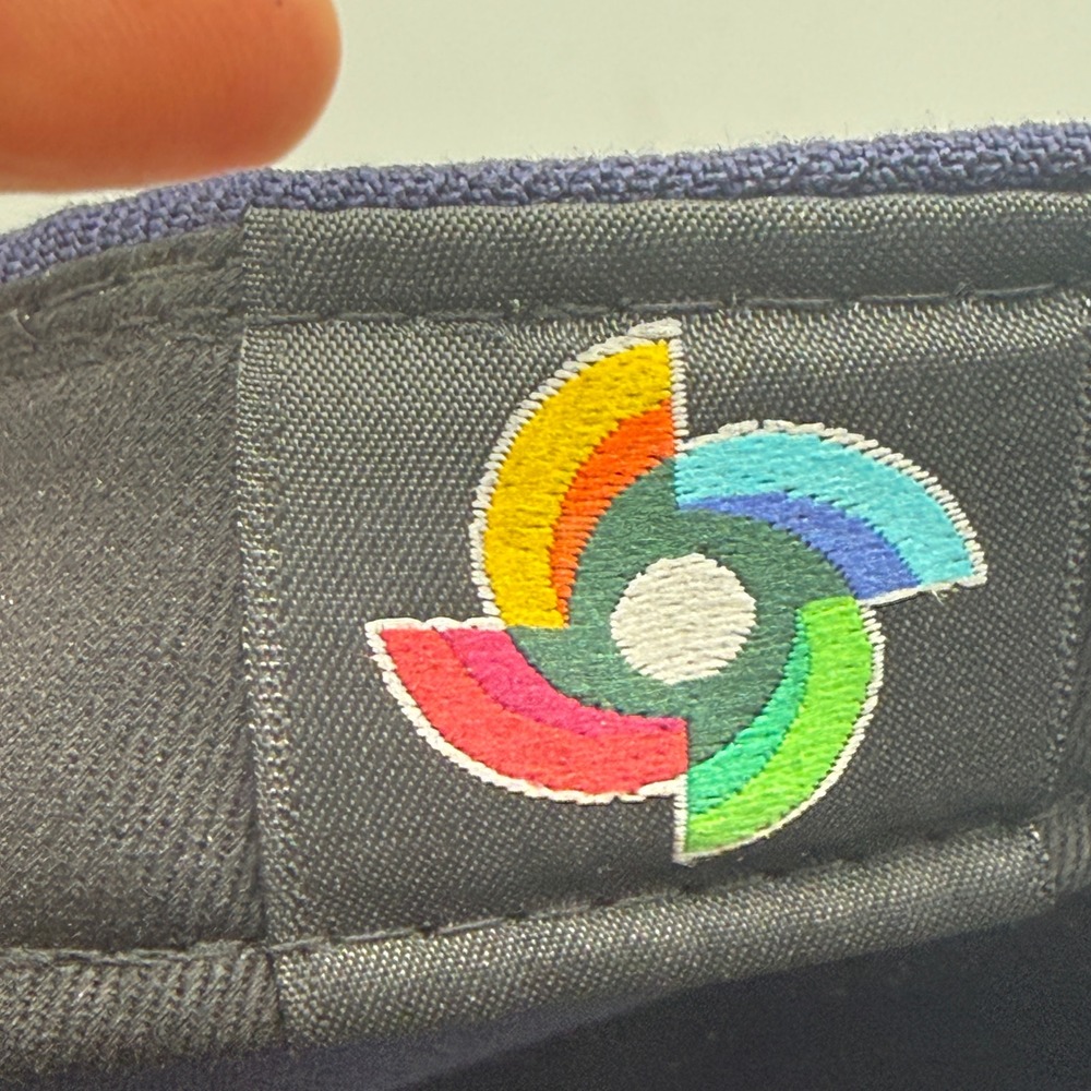 New Era 59FIFTY USA World Baseball Classic 2023 Fitted Hat Navy Blue 7 5/8 - Picture 6 of 8